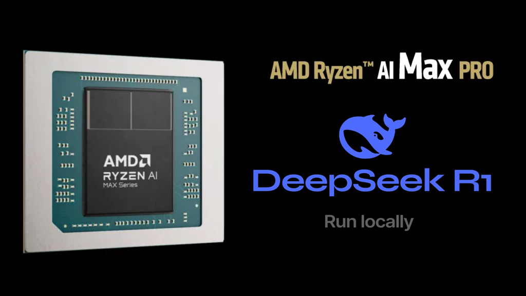 deepseek r1 strix halo amd ryzen ai max plus pro chip