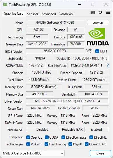 gpu z rtx-4090 48gb modded gpu